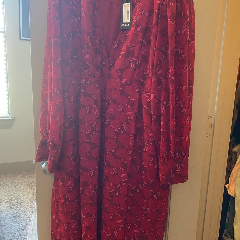 Nasty Gal slit dress